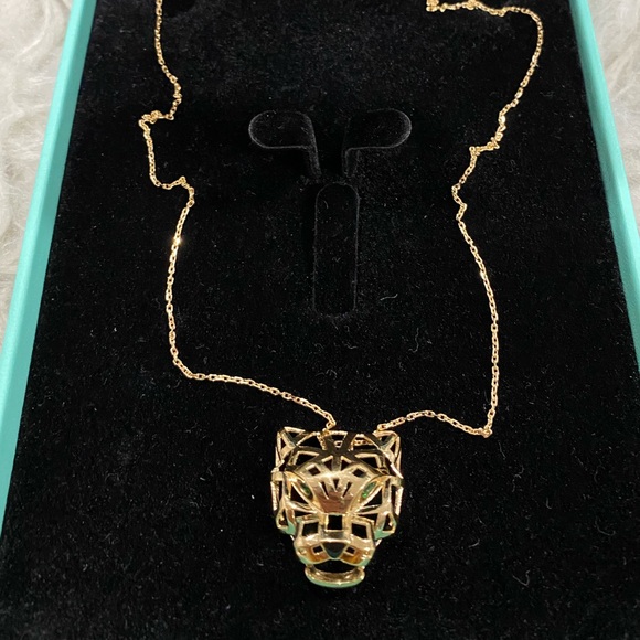 18K Gold Panther Necklace - Picture 2 of 4